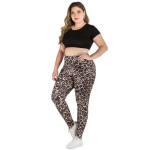 Legging léopard grande taille.